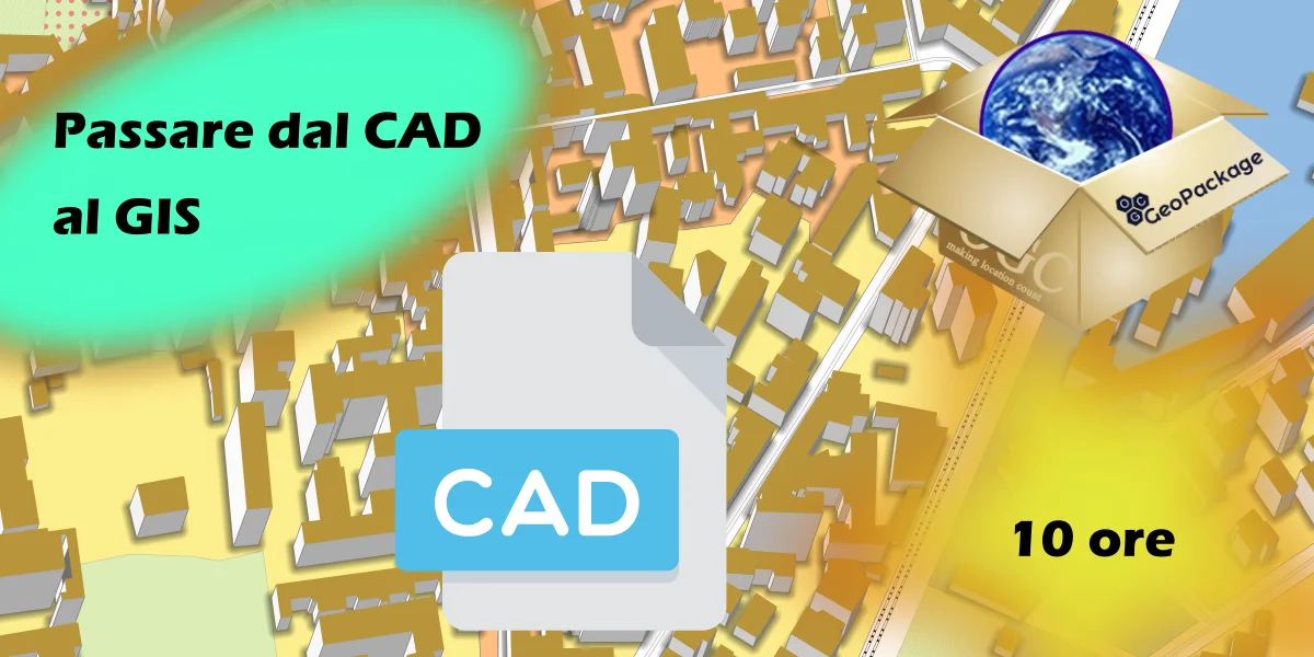Passare dal CAD al GIS Passare dal CAD al GIS