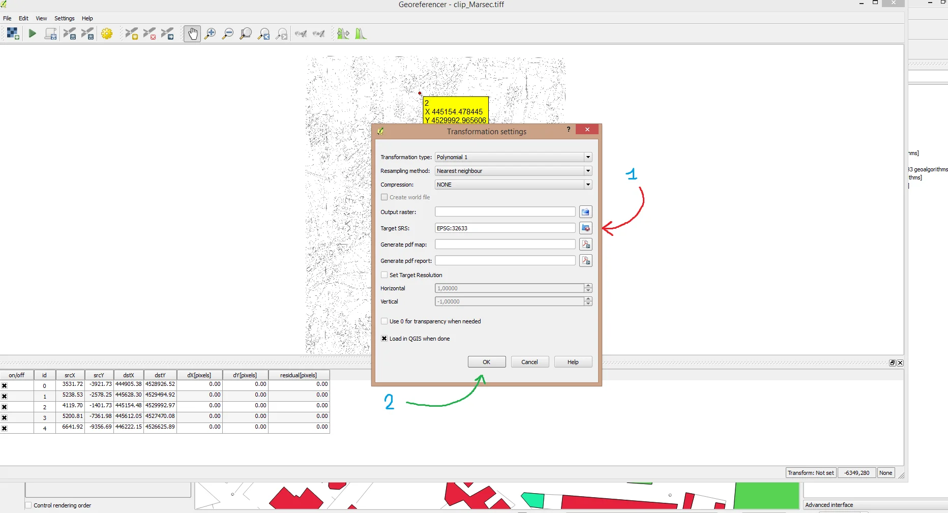 Come georeferenziare un raster che non ha punti noti - 7 Come georeferenziare un raster che non ha punti noti - 7
