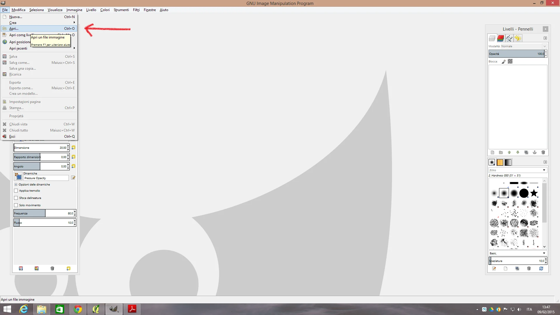 Come trasformare un pdf in un raster - 1