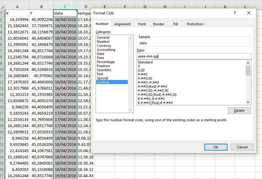 Preparazione dei dati per Time Manager - 4 Preparazione dei dati per Time Manager - 4