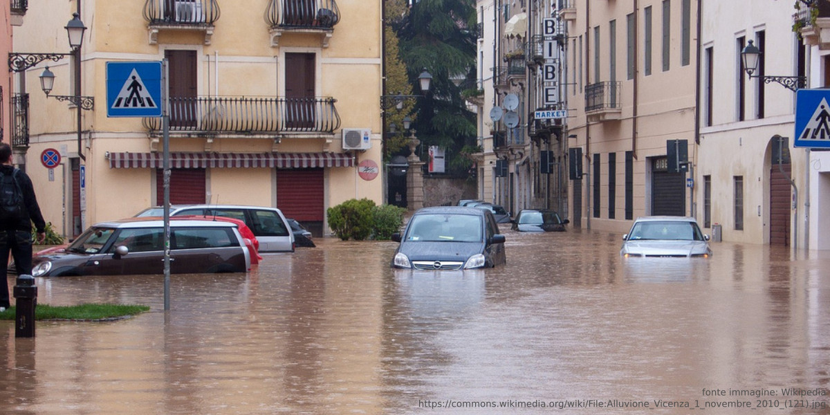 Image of Le aree a maggior rischio alluvione in Italia